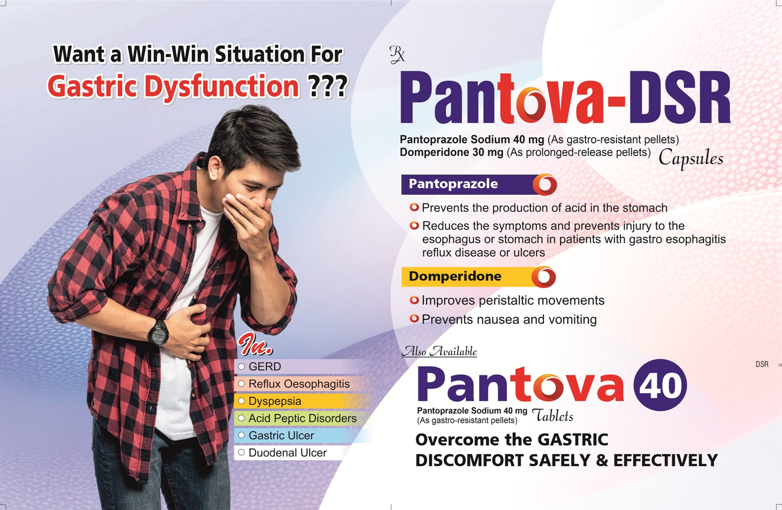 PANTOVA-40 and DSR Tablets