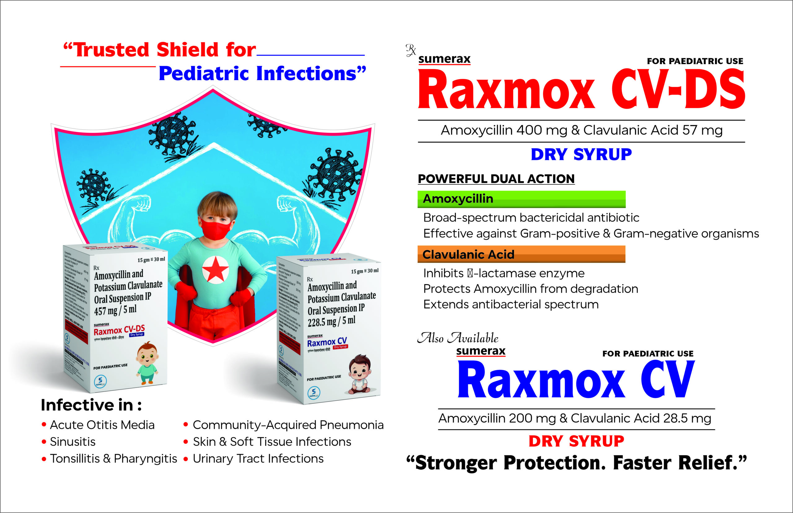 Raxmox CV and CV-DS Dry Syrup