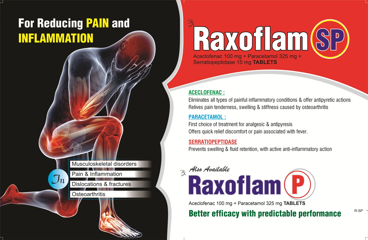 Raxoflam P & SP tablet